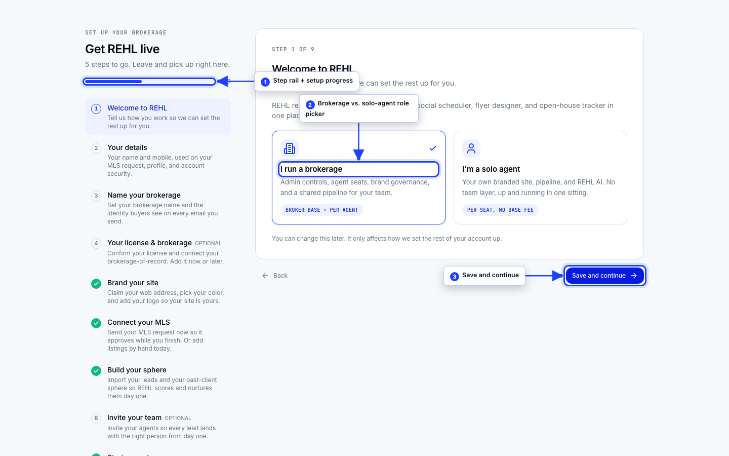 Most of these are set for you during onboarding. Settings is where you change them later.